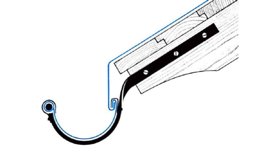 Bild zeigt Rinnhaken
